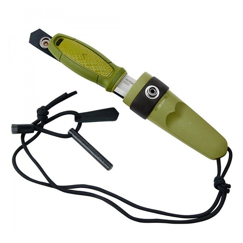 Nuga Morakniv Eldris Green Kit 12633; 143x59 mm; koos tulesüütajaga