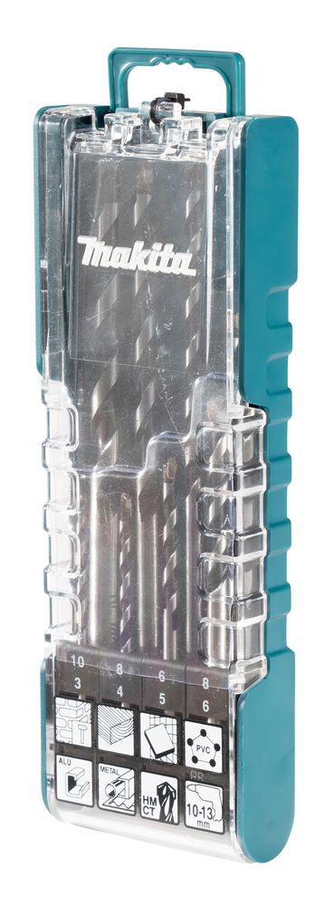 Puuride komplekt Makita E-15855; 8 tk