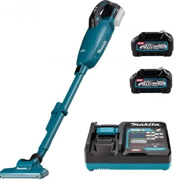 Akutolmuimeja Makita CL001GD202; 40 V; 2x2,0 Ah aku