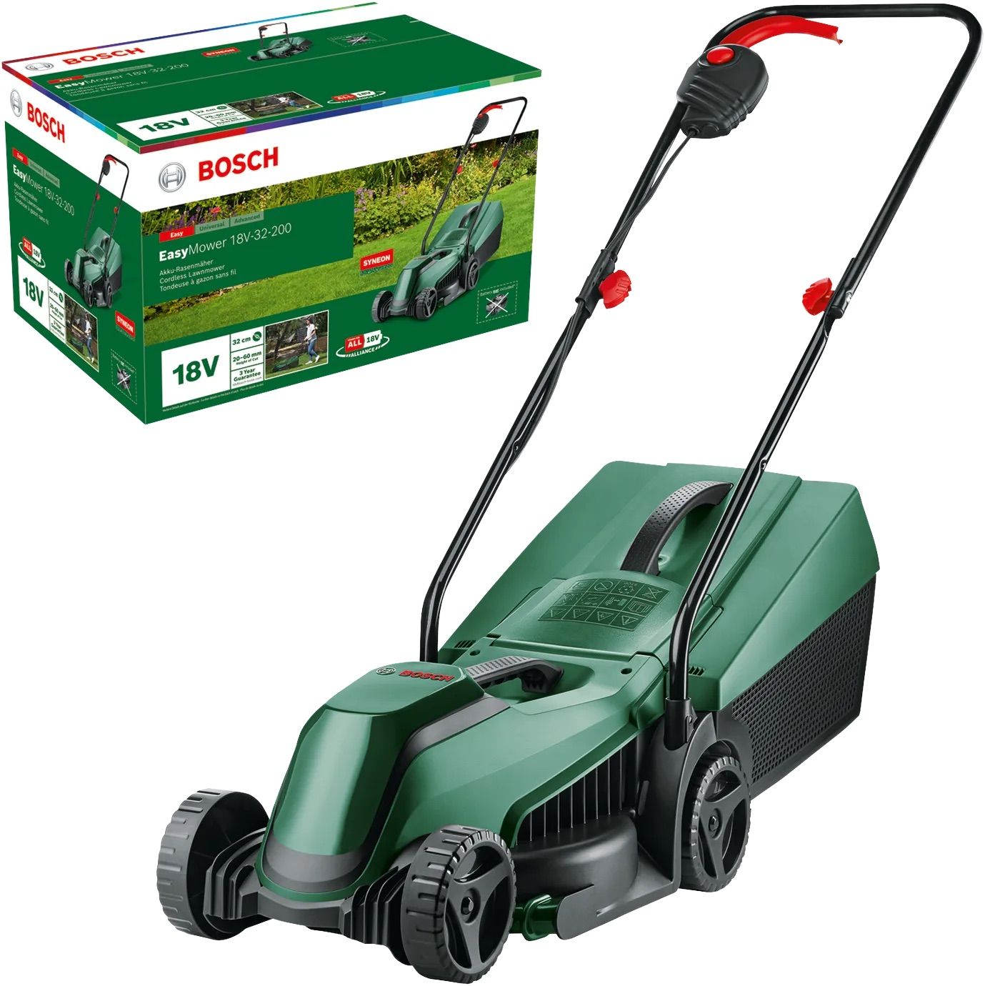 Muruniiduk Bosch Easy Mower 18V-32-200 solo; 18 V (ilma aku ja laadijata)