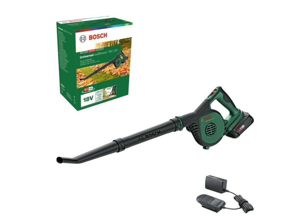 Akulehepuhur Bosch UniversalLeafBlower 18V-130; 18 V; 1x2,5 Ah aku