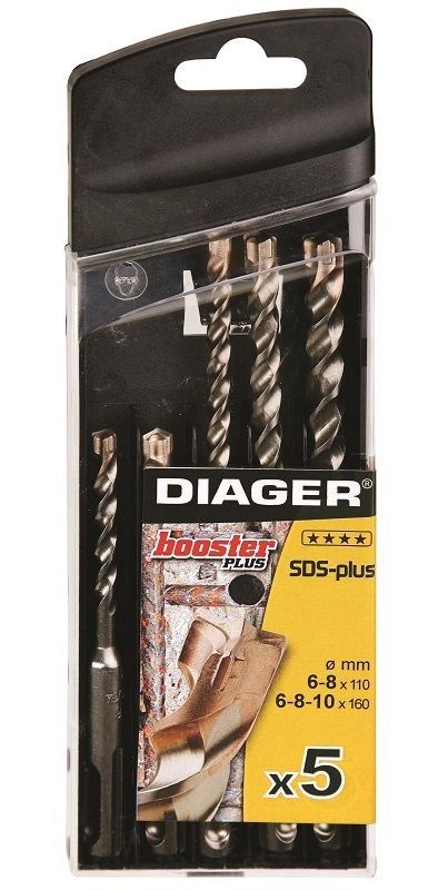 Betoonipuuride komplekt Diager 104B; 6/8/10 mm; 5 tk