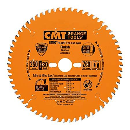 Saeketas puidule CMT 272; 250x2,4x30; Z60; 15°