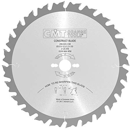 Saeketas puidule CMT 286; 315x3,2x30; Z24; 15°