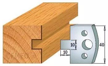Piirajad profiilnugadele CMT 691.091; 2 tk