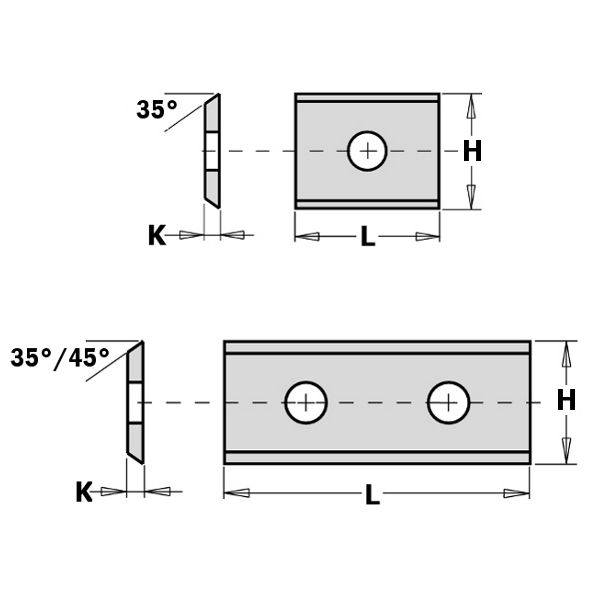Höövel CMT 790.600.00; 60x12x1,5 mm; HWM; 1 tk