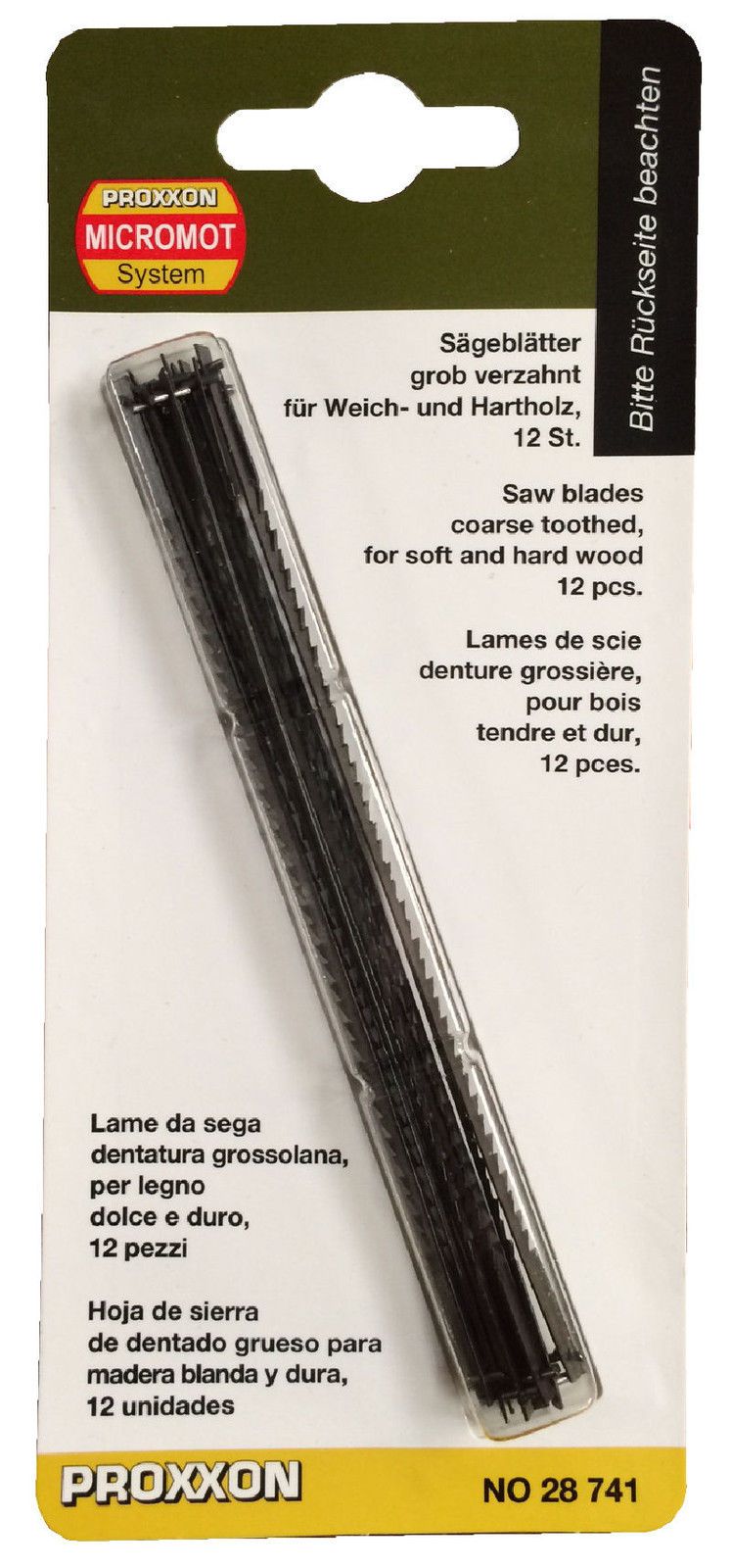 Tikksaeterad Proxxon 28741; 12 tk