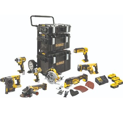 Tööriistakomplekt DeWalt DCK853P4; 18 V; 4x5,0 Ah aku