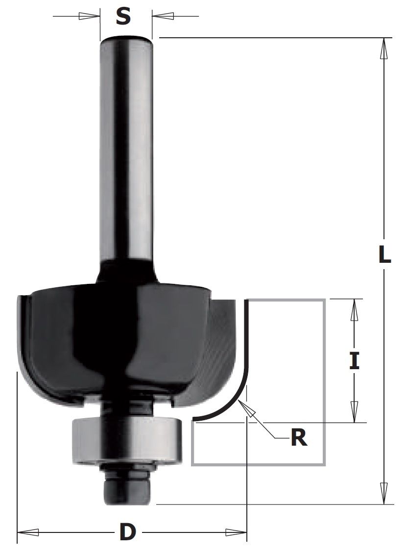 Profiilfrees CMT K937-380, D-38,1 mm; laagripesaga