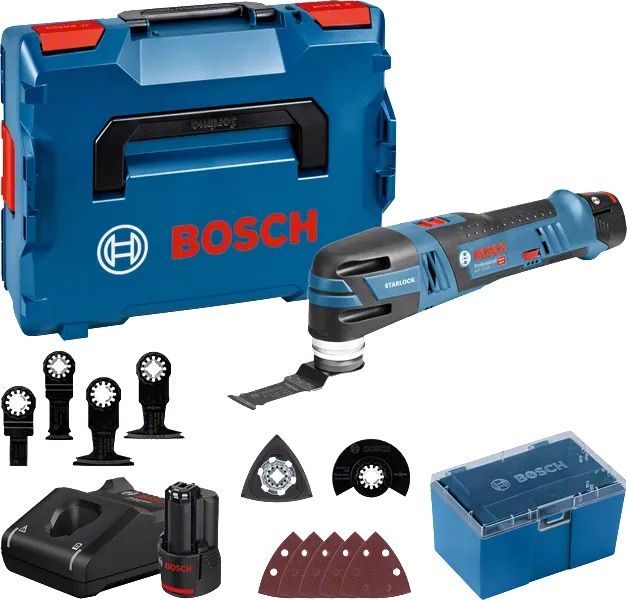Universaalne tööriist Bosch GOP 12V-28; 12 V; 2x3,0 Ah aku