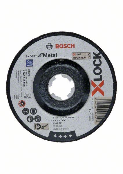 Lihvketas Bosch Expert for Metal X-LOCK; Ø125x6,0 mm
