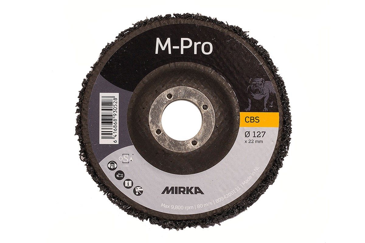 Viltketas puhastamiseks Mirka CBS FV DISC; Ø127 mm; 1 tk