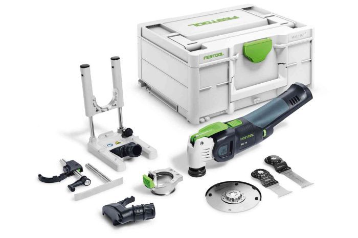 Universaalne tööriist Festool OSC 18 E-Basic-Set VECTURO; 18 V (ilma aku ja laadijata)