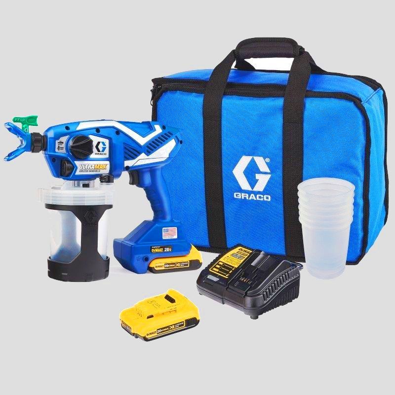 Akuõhuvaba värviprits Graco UltraMAX; 18 V; 2x2,0 Ah aku