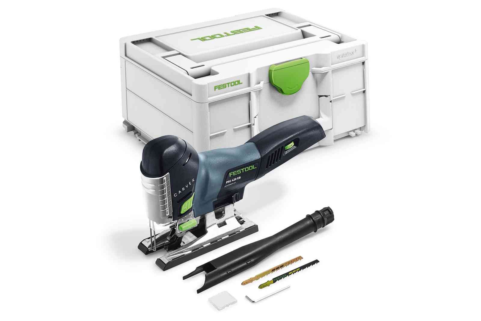 Akutikksaag Festool PSC 420 EB-Basic CARVEX; 18 V (ilma aku ja laadijata)