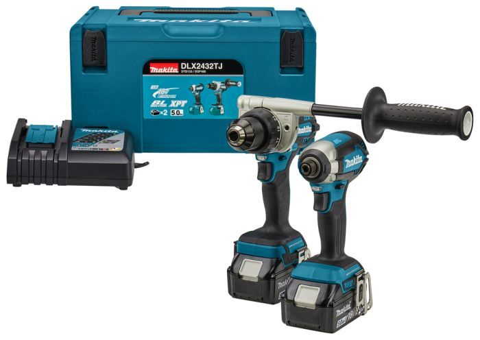 Tööriistakomplekt Makita DLX2432TJ (DDF486 + DTD153); 18 V; 2x5,0 Ah aku