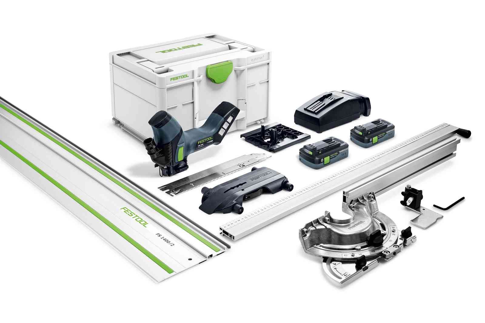 Akutoitel isolatsioonimaterjalide lõikur Festool ISC 240 HPC 4,0 EBI-Plus-XL-FS; 18V; 2x4,0 Ah