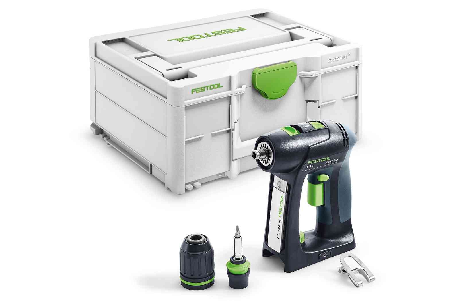 Trell-kruvikeeraja Festool C 18-Basic; 18 V (ilma aku ja laadijata)