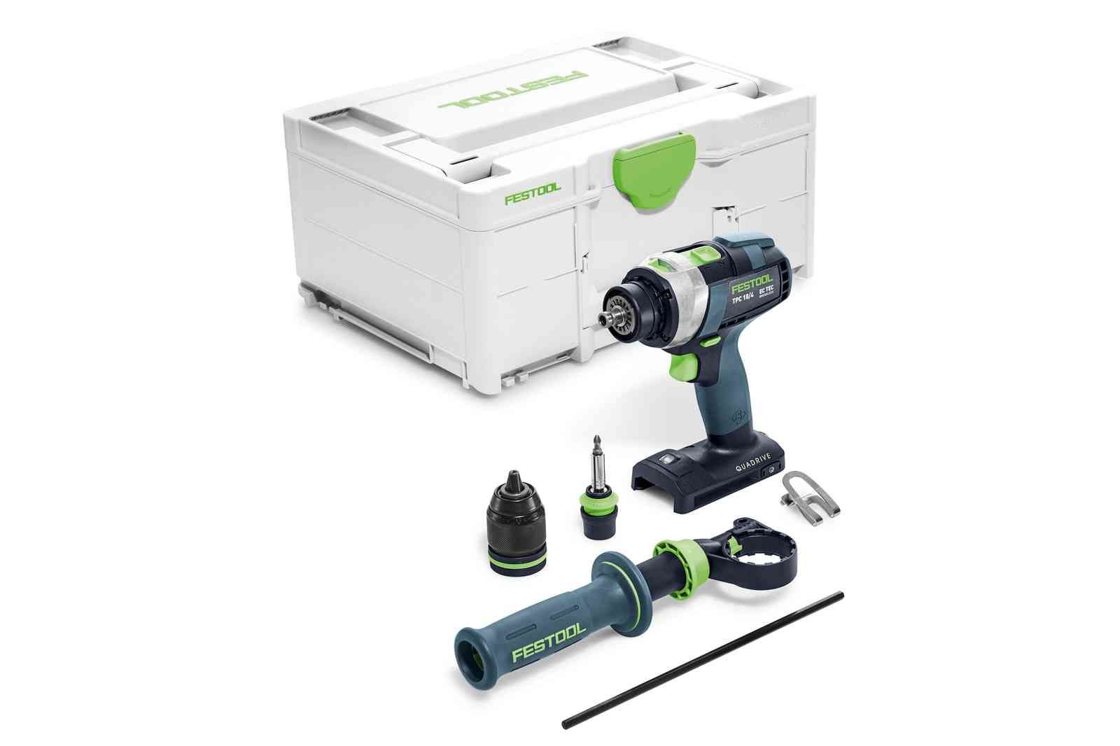 Lööktrell-kruvikeeraja Festool TPC 18/4 I-Basic QUADRIVE; 18V (ilma aku ja laadijata)