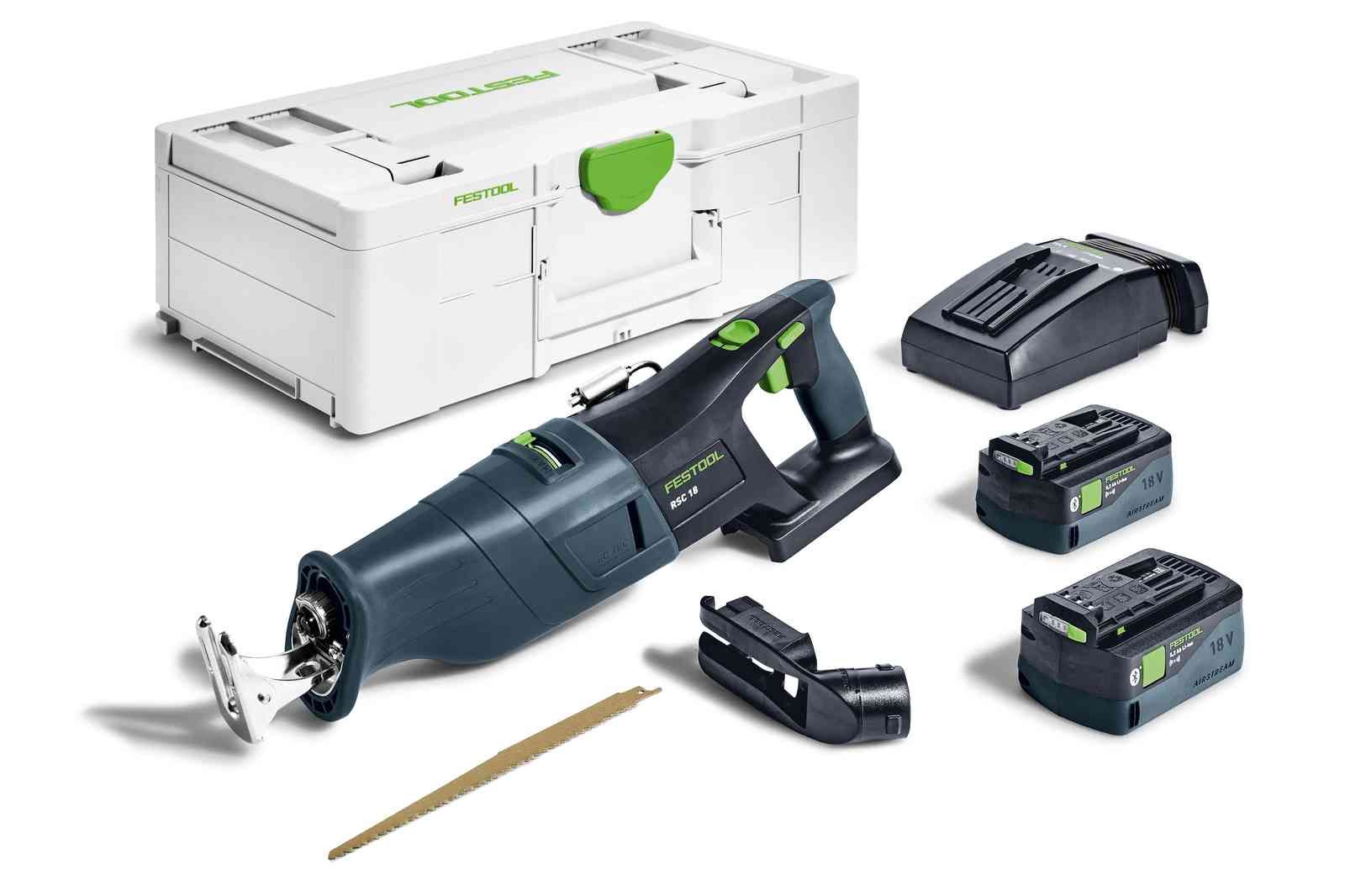 Akuotssaag Festool RSC 18 5,0 EB-Plus;  18 V; 2x5,0 Ah aku