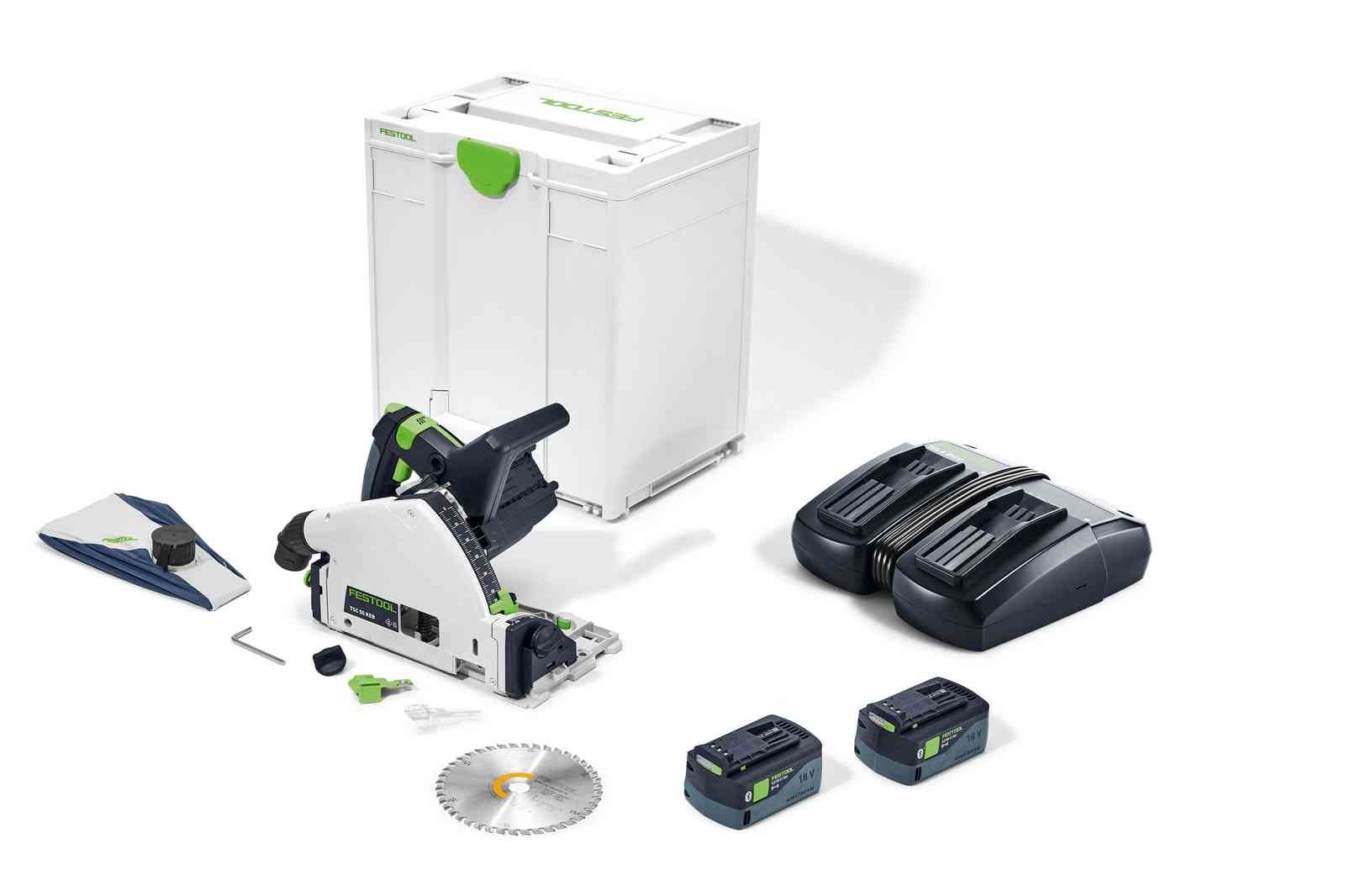 Akuketassaag Festool TSC 55 5,0 KEBI-Plus/XL;  18 V; 2x5,0 Ah aku