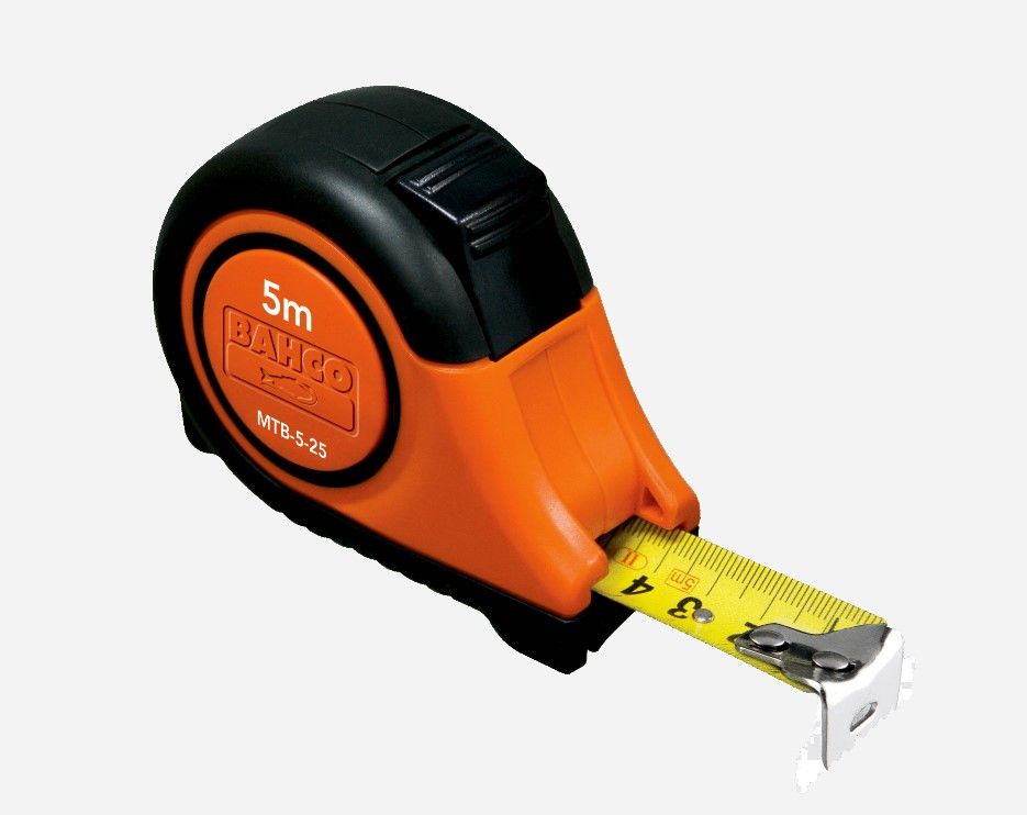 Mõõdulint Bahco MTB-5-25-M; 5 m
