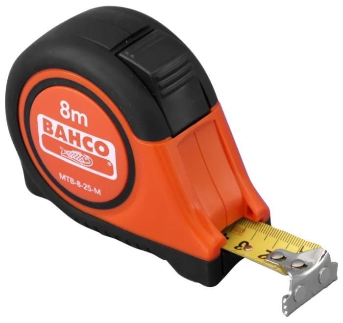 Mõõdulint Bahco MTB-8-25-M; 8 m