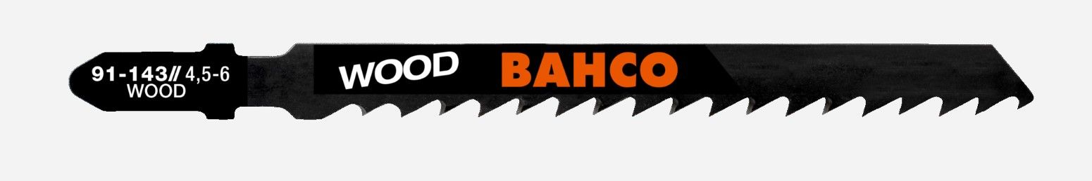 Tkksaetera Bahco 91-143-5P; 1,25x100 mm; 6 TPI; 5 tk