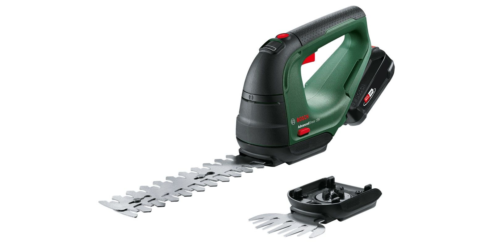 Heki- ja murulõikur Bosch AdvancedShear 18V-10; 18 V; 1x2,0 Ah aku