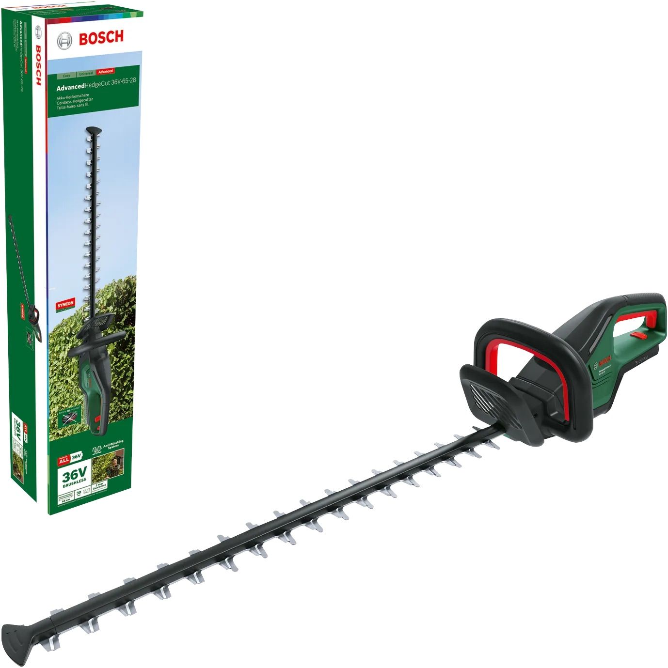 Hekikäärid Bosch Advanced HedgeCut 36-6528 Solo; 36 V; 65 cm (ilma aku ja laadijata)
