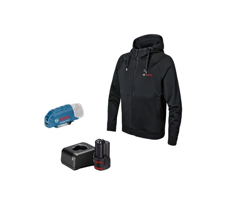 Kampsun Bosch GHH 12; M; 18 V; 1x2,0 Ah + usb adapter GAA 12V-21