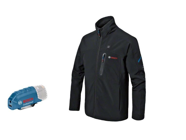 Soojendusega jope Bosch GHJ 12; S; 18 V + usb adapter GAA 12V-21 (ilma aku ja laadijata)