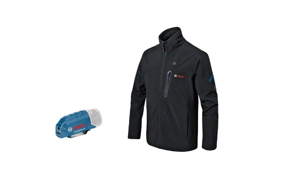 Soojendusega jope Bosch GHJ 12; XL; 18 V + usb adapter GAA 12V-21 (ilma aku ja laadijata)