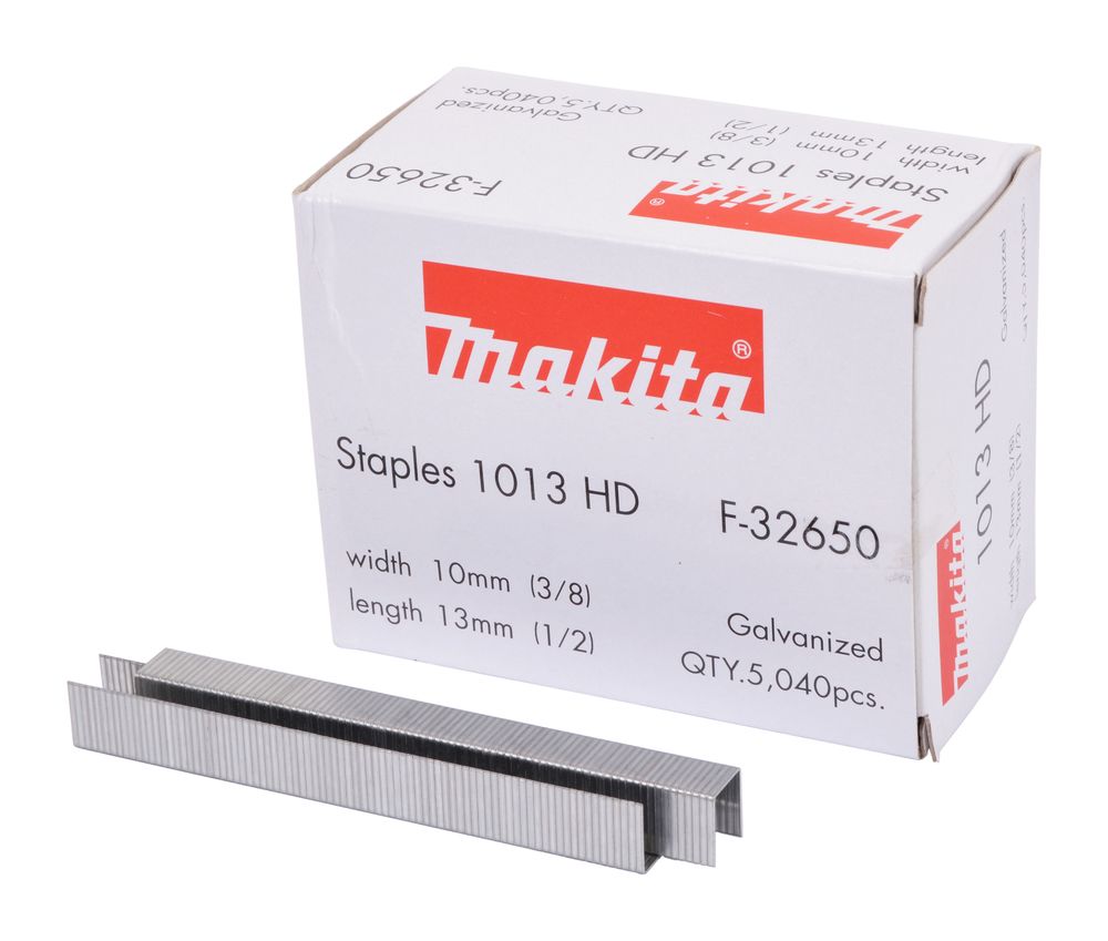 Klambrid Makita F-32650; 10x13 mm; 5040 tk; tsingitud
