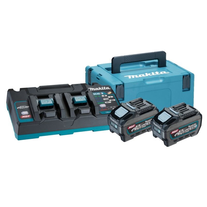 Tarvikute komplekt Makita 191U13-9; 40 V; 2x5,0 Ah aku