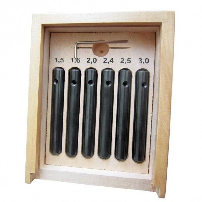 Puuri teritaja Proxxon; BSG 220; 1,5 - 3 mm; 6 tk