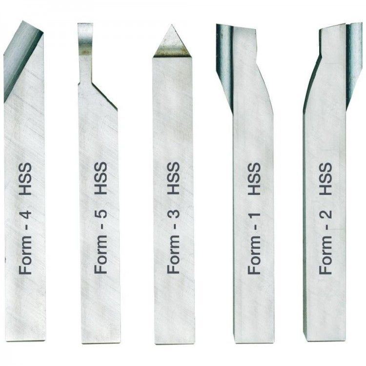 Tarvikute komplekt Proxxon; HSS; 10x10x80 mm; 5 tk