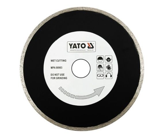 Teemantlõikeketas märglõikamiseks Yato YT-6017; 200x25,4 mm