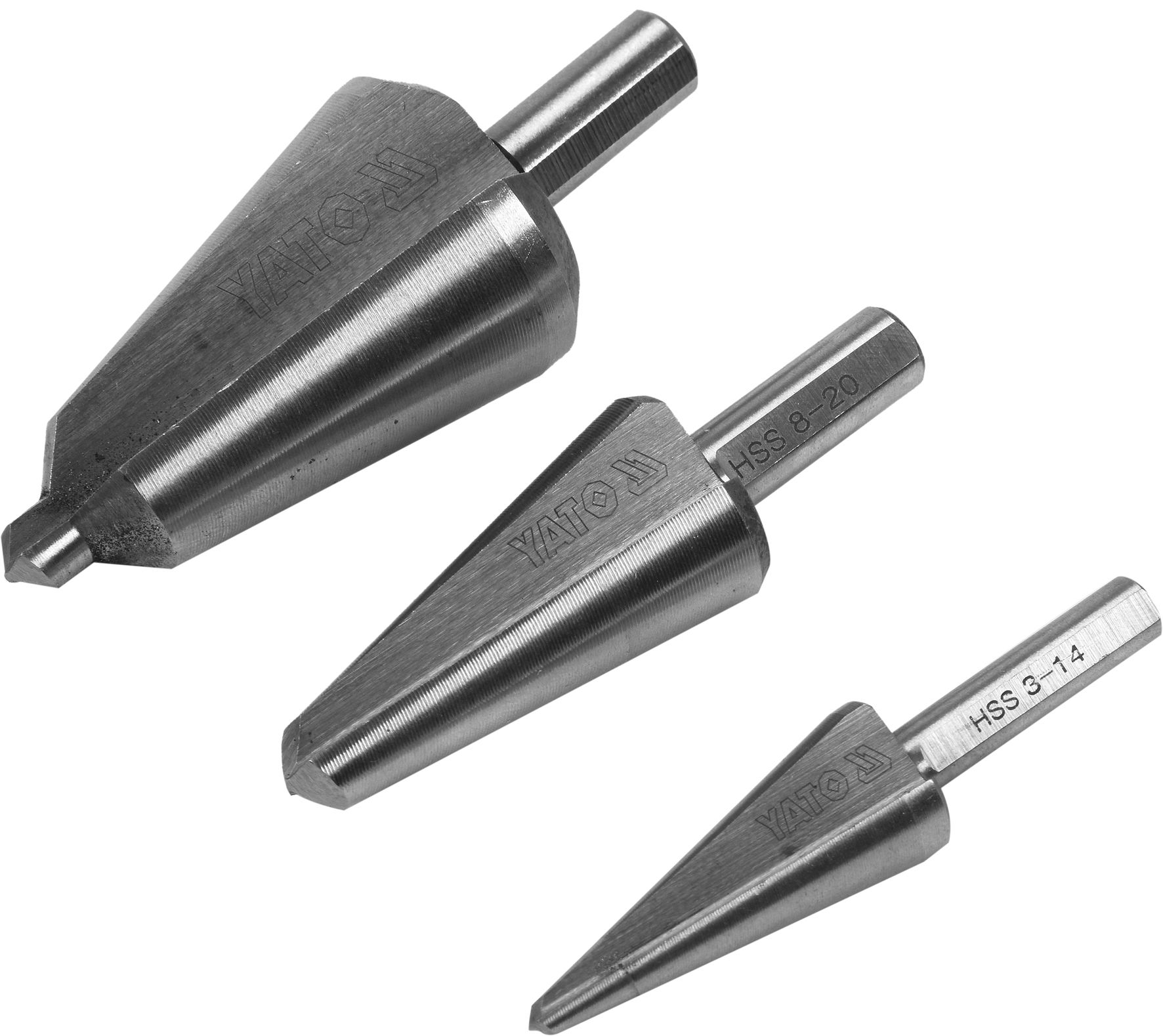 Koonuseline puur Yato YT-44730; 3 tk