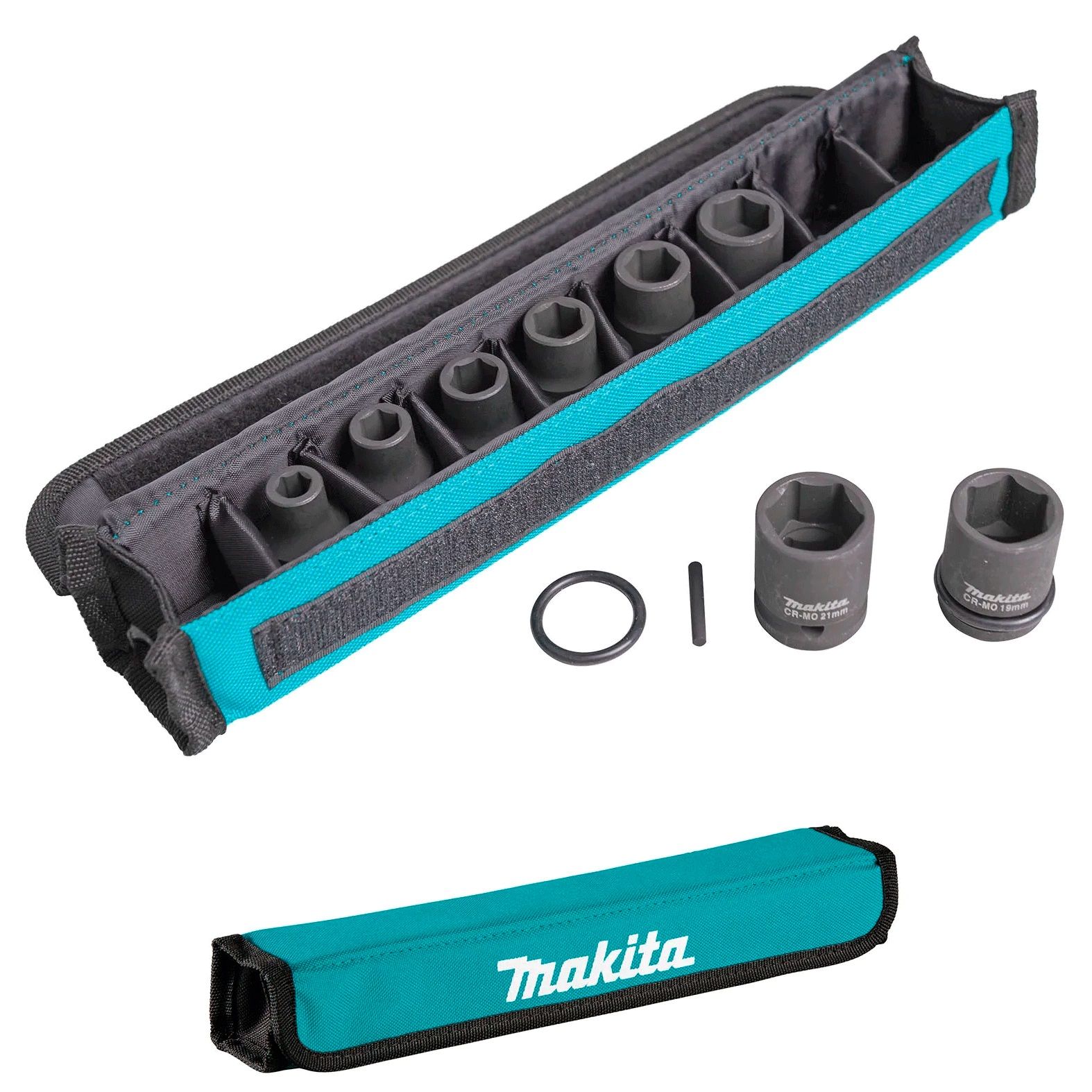 Padrunvõtmete komplekt Makita E-02989; 8 tk