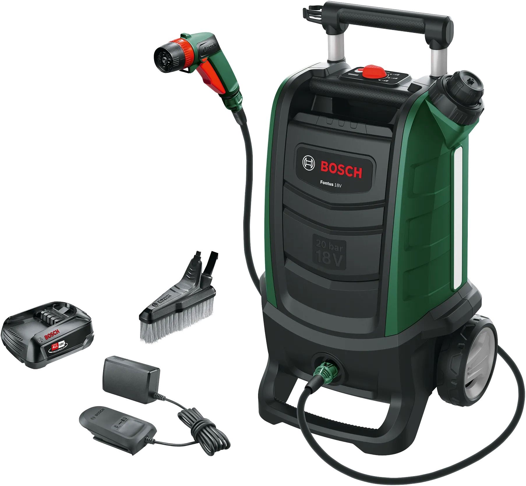 Puhastusseade Bosch Fontus GEN II; 18 V; 1x2,5 Ah aku