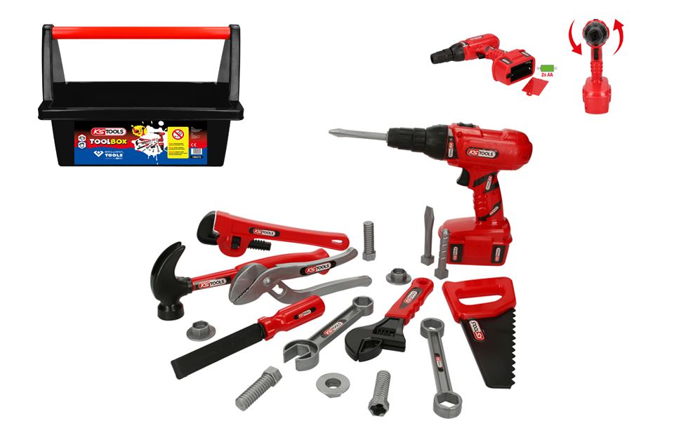 Söögitarvete komplekt lastele KS Tools; 19 tk