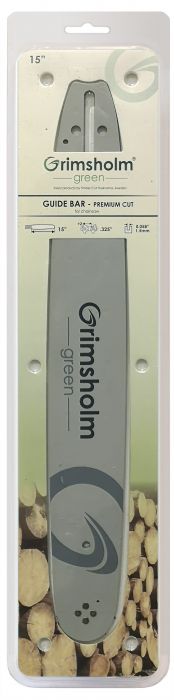 Kettsae juhtplaat Grimsholm 965; 15''; 38 cm; .325; 64; 1,5 mm