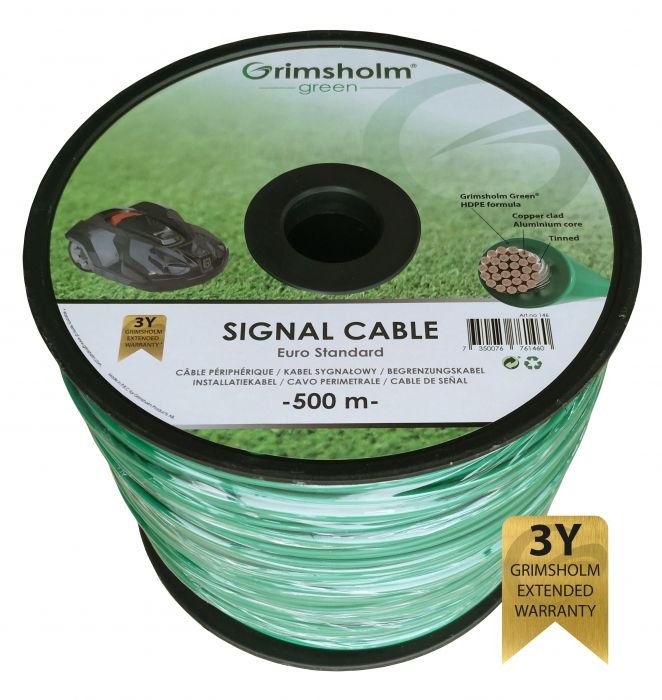 Traat robotniiduki perimeetri tähistamiseks Grimsholm Euro Standard; 2,7 mm x 500 m