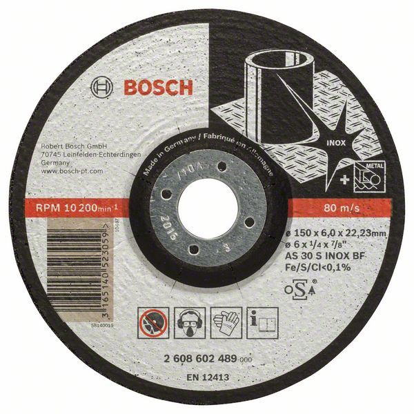 Lihvketas Bosch AS 30 S INOX BF; 150x6 mm