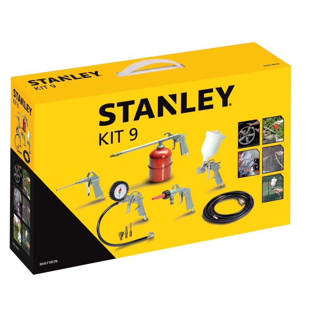 Suruõhu tööriistakomplekt värvimiseks ja puhumiseks Stanley KIT9