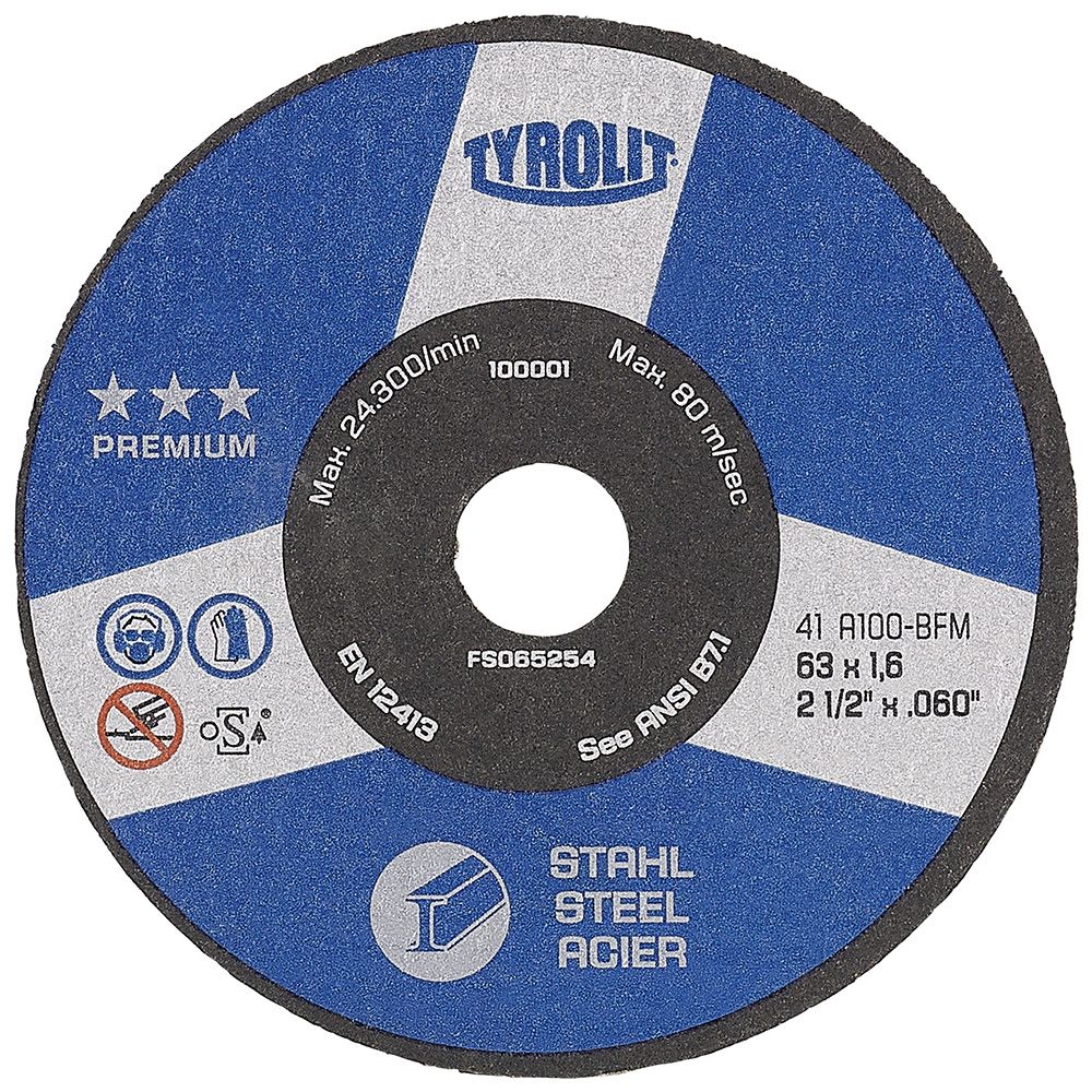 Abrasiiv lõikeketas Tyrolit; Ø63x2 mm; 1 tk