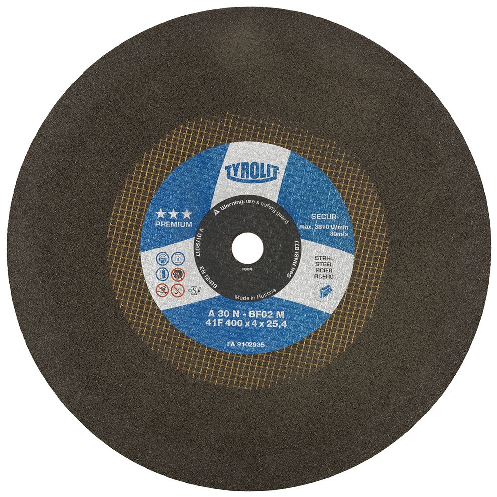 Abrasiiv lõikeketas Tyrolit; Ø400x4 mm; 1 tk