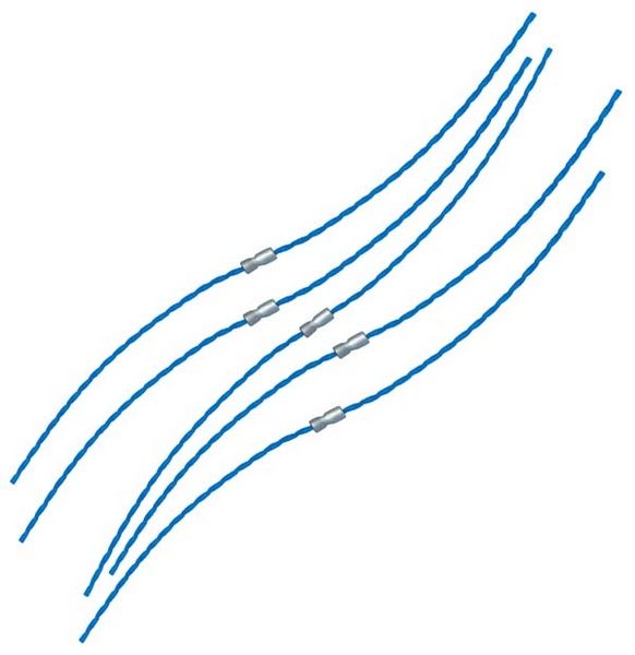 Eriti jäme trimmerinöör Bosch, 26cm; 10 tk
