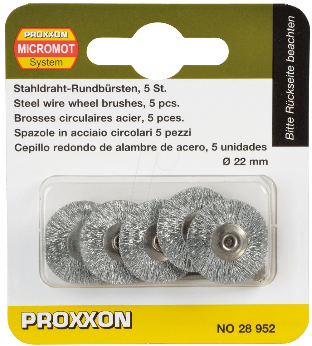 Puhastushari Proxxon 28952; 22 mm; 5 tk